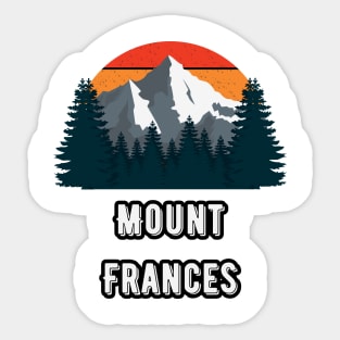 Mount Frances Sticker